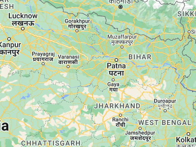 Map showing location of Nāsriganj (25.0503, 84.32762)
