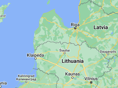 Map showing location of Naujoji Akmenė (56.31667, 22.9)