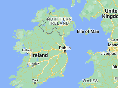Map showing location of Navan (53.65278, -6.68139)