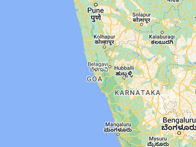Map showing location of Navelim (15.53333, 73.98333)