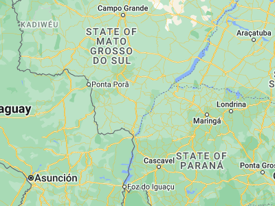 Map showing location of Naviraí (-23.065, -54.19056)