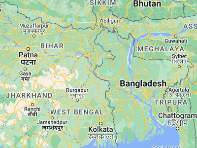 Map showing location of Nawābganj (24.59112, 88.27102)