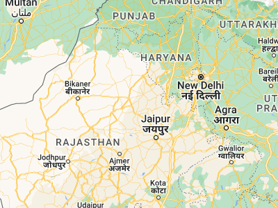 Map showing location of Nawalgarh (27.85161, 75.27384)