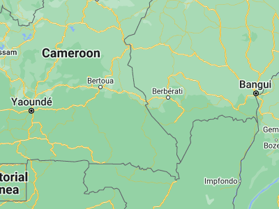 Map showing location of Ndelele (4.04065, 14.92501)