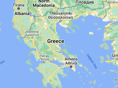 Map showing location of Néa Ankhíalos (39.28333, 22.81667)