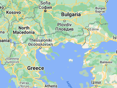 Map showing location of Néa Irakleítsa (40.86444, 24.31583)