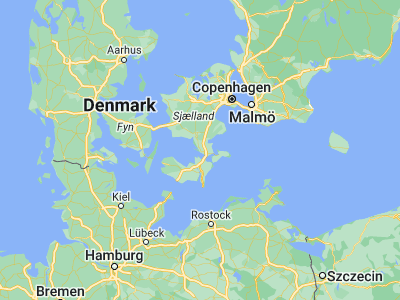 Map showing location of Neder Vindinge (55.03211, 11.88356)