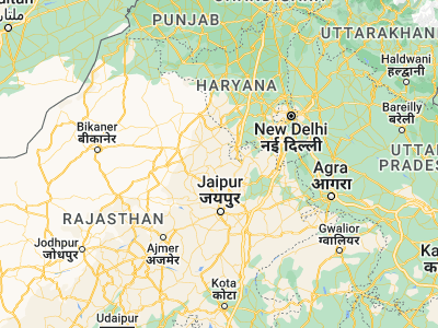 Map showing location of Neem ka Thana (27.73976, 75.78652)