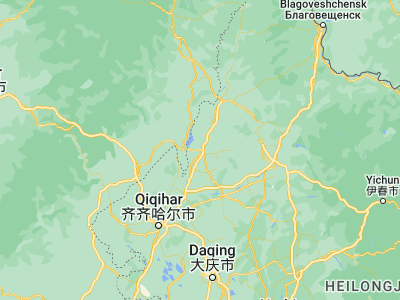 Map showing location of Nehe (48.48333, 124.83333)