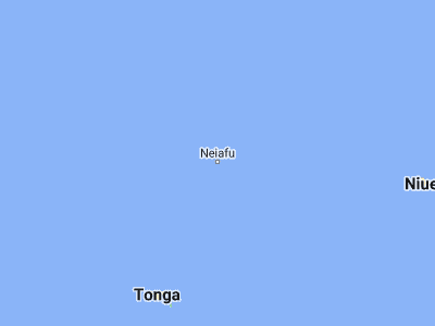 Map showing location of Neiafu (-18.65, -173.98333)