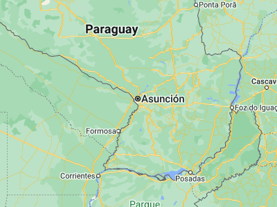 Map showing location of Nemby (-25.3949, -57.53574)