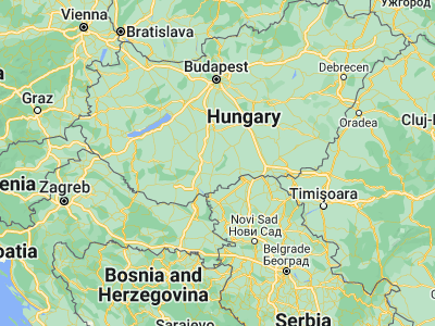 Map showing location of Nemesnádudvar (46.3405, 19.05115)