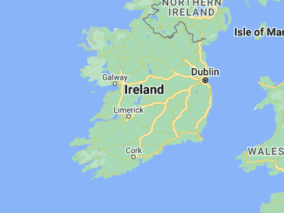 Map showing location of Nenagh (52.86194, -8.19667)