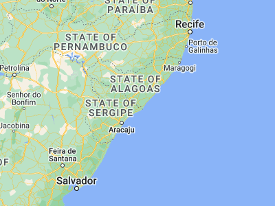 Map showing location of Neópolis (-10.32, -36.57944)