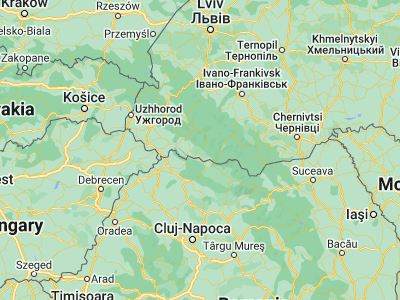 Map showing location of Neresnytsya (48.11814, 23.76588)