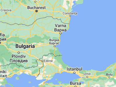 Map showing location of Nesebar (42.65921, 27.73602)