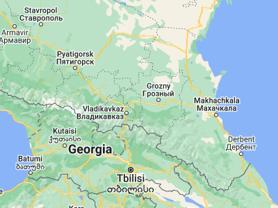 Map showing location of Nesterovskaya (43.23861, 45.05028)