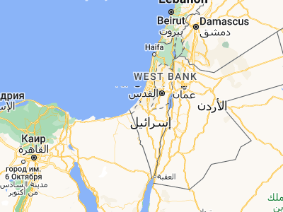 Map showing location of Netivot (31.42215, 34.58858)