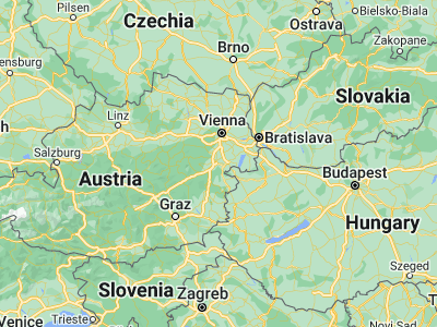 Map showing location of Neudörfl (47.79655, 16.2977)