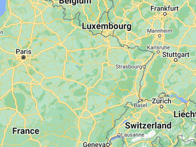 Map showing location of Neufchâteau (48.35, 5.7)