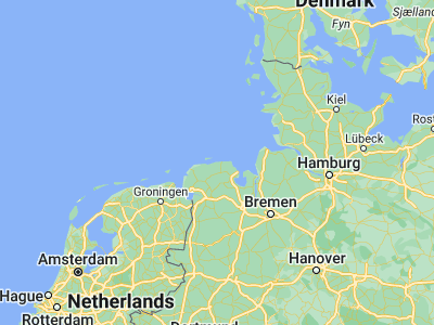 Map showing location of Neuharlingersiel (53.69993, 7.70288)