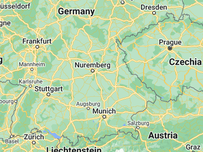 Map showing location of Neumarkt in der Oberpfalz (49.28028, 11.46278)