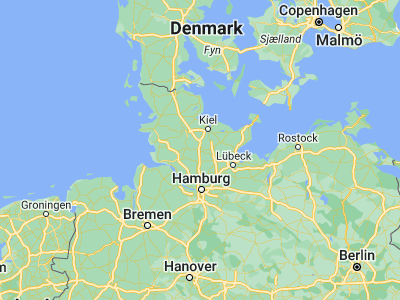 Map showing location of Neumünster (54.07477, 9.98195)
