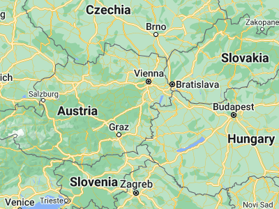 Map showing location of Neunkirchen (47.72096, 16.08107)