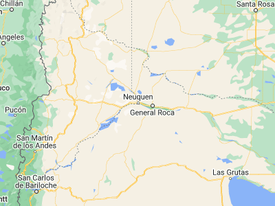 Map showing location of Neuquén (-38.95161, -68.0591)