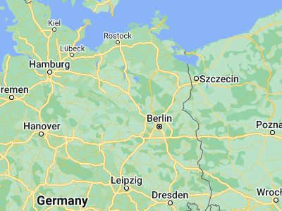 Map showing location of Neuruppin (52.92815, 12.80311)