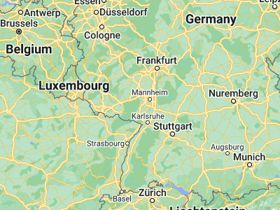 Map showing location of Neustadt an der Weinstraße (49.35009, 8.13886)