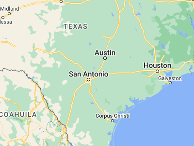 Map showing location of New Braunfels (29.703, -98.12445)