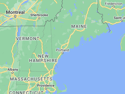 Map showing location of New Gloucester (43.96285, -70.28255)