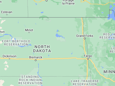 Map showing location of New Rockford (47.68, -99.1379)