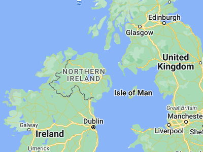 Map showing location of Newtownabbey (54.65983, -5.90858)