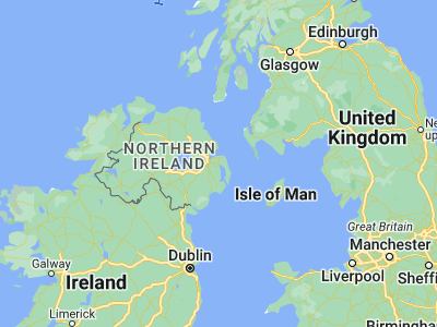 Map showing location of Newtownards (54.59236, -5.69092)