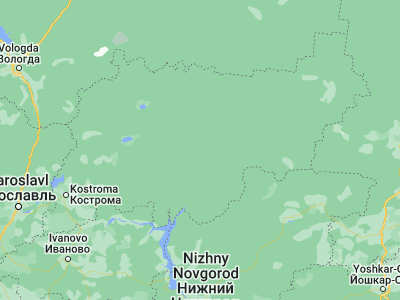 Map showing location of Neya (58.29719, 43.86808)