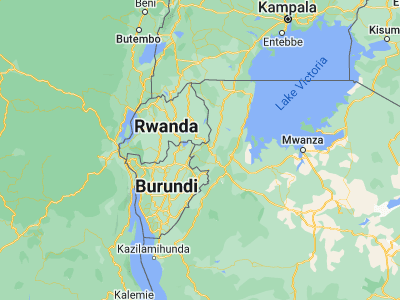 Map showing location of Ngara (-2.51222, 30.65583)