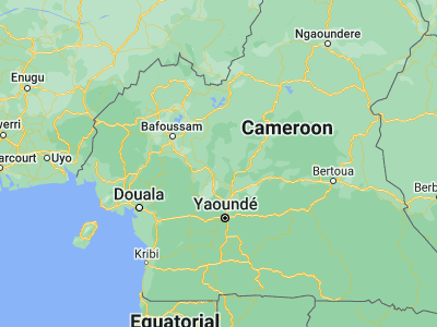 Map showing location of Ngoro (4.95, 11.38333)