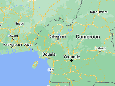 Map showing location of Ngou (5.1959, 10.38441)