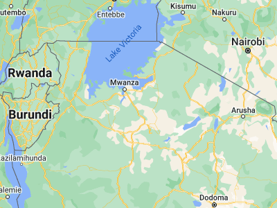 Map showing location of Ngudu (-2.96667, 33.33333)