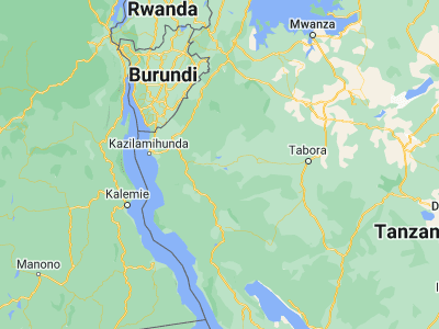 Map showing location of Nguruka (-5.10917, 31.04194)