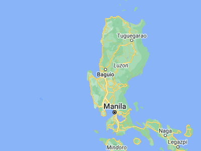 Map showing location of Nibaliw Central (16.1275, 120.4027)