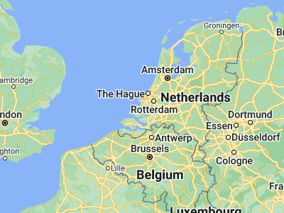 Map showing location of Nieuw-Helvoet (51.83843, 4.12897)