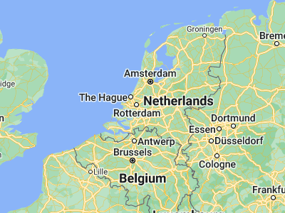 Map showing location of Nieuw-Lekkerland (51.88915, 4.68653)