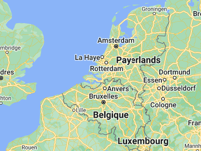 Map showing location of Nieuw-Vossemeer (51.59, 4.21806)