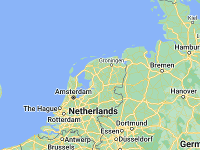 Map showing location of Nieuwehorne (52.95113, 6.06342)