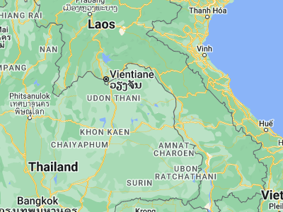 Map showing location of Nikhom Nam Un (17.18314, 103.71842)