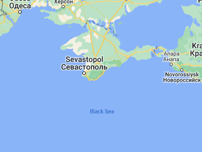 Map showing location of Nikita (44.51564, 34.2384)