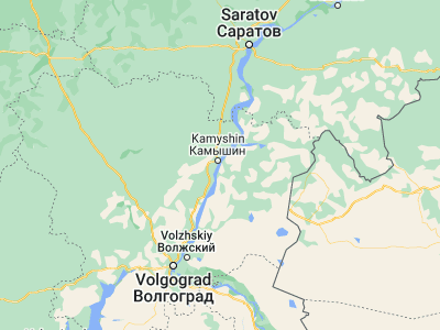 Map showing location of Nikolayevsk (50.02824, 45.45953)